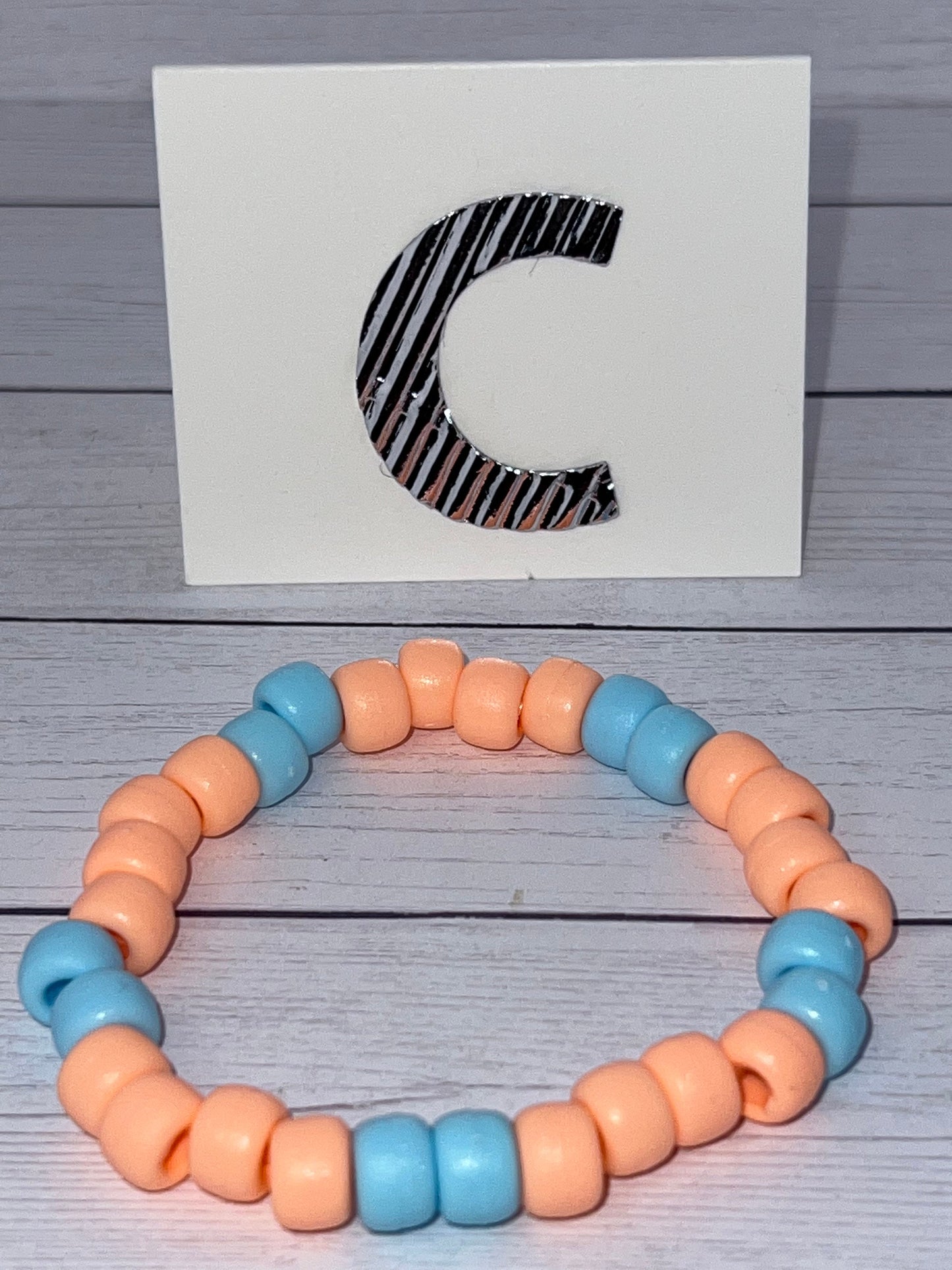 6-3/4 inch Pony Bead Bracelets