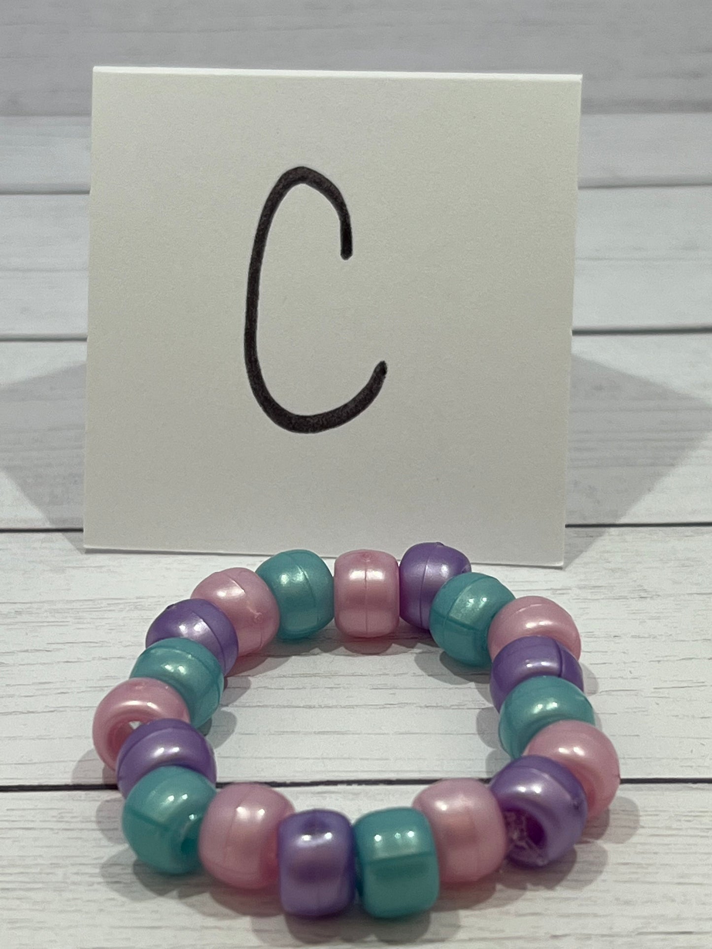 5 Inch Pony Bead Bracelets