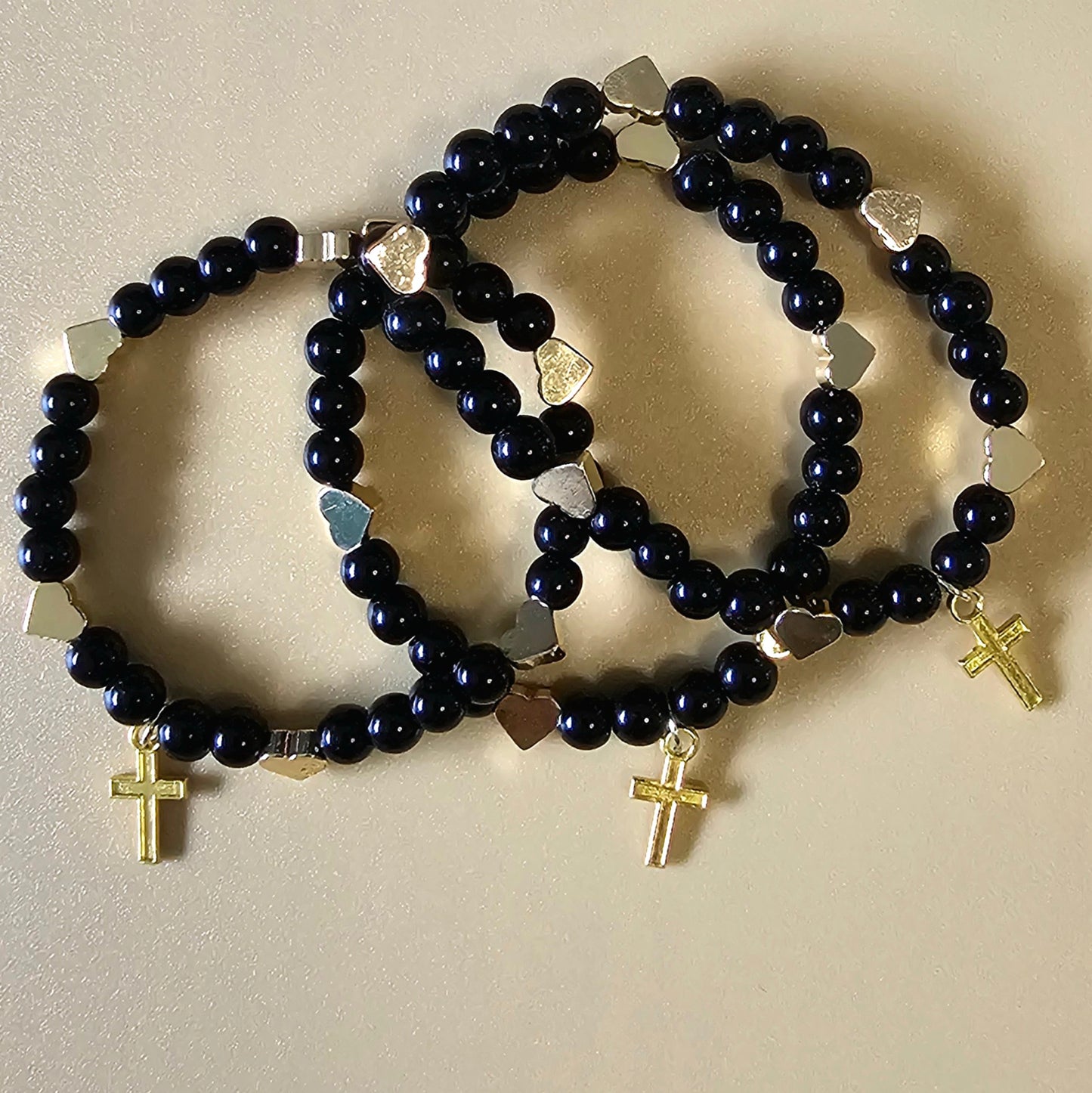 Divine Heart Cross Bracelet