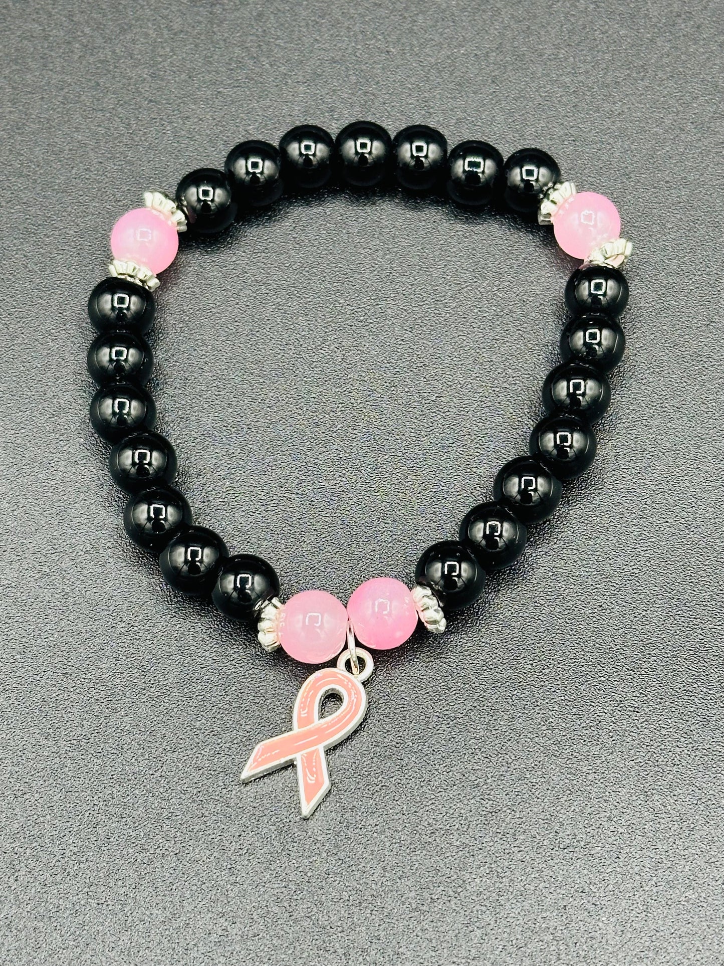 Breast Cancer Bracelets! Fight like a girl! You got this! We stand with you! Ribbons!