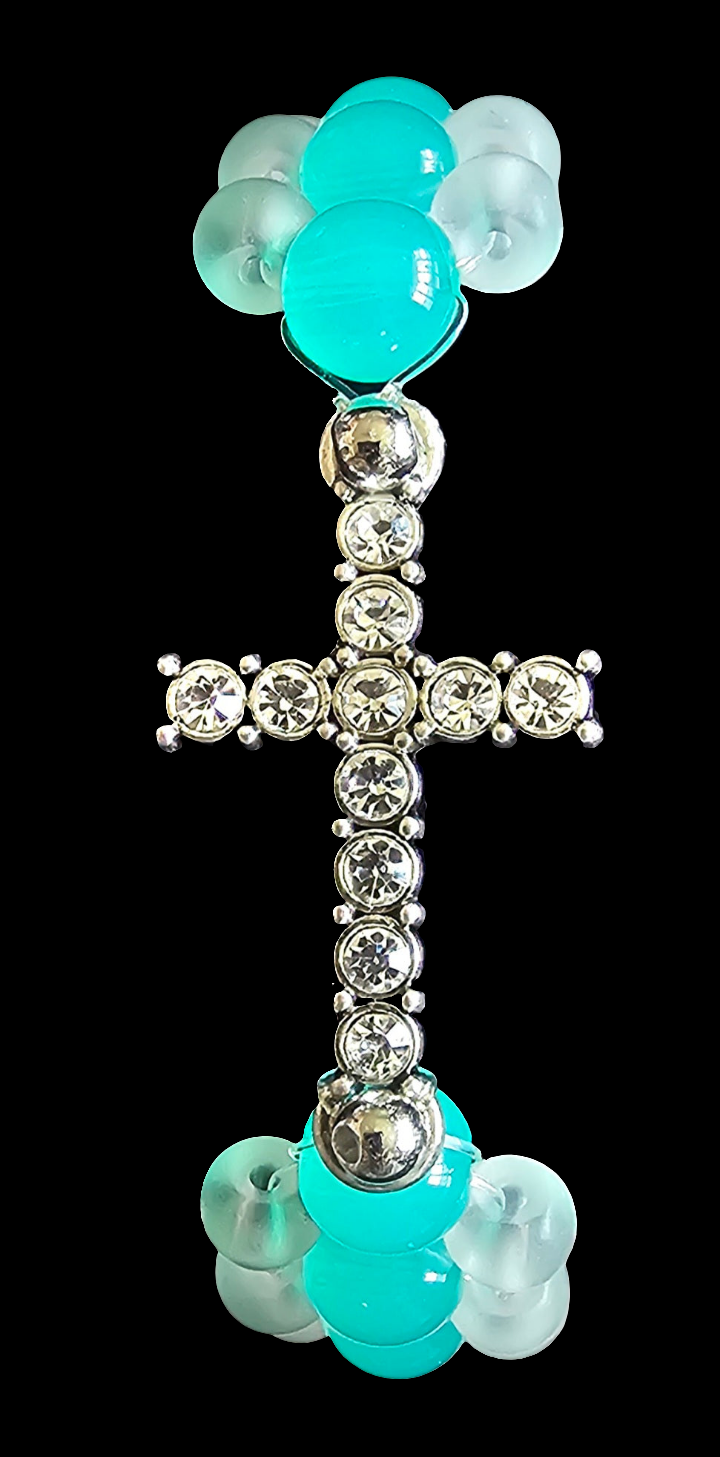 Serenity Cross Double-Row Bracelet